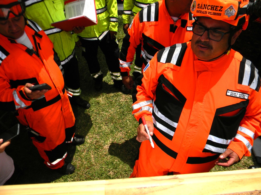 Guatemala’s national fire and rescue service, learn about hazardous-materials