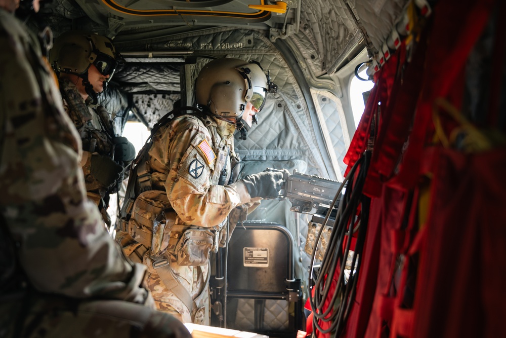 1-111th Aviation Regiment, 1st Battalion conducts joint Aerial Gunnery operations