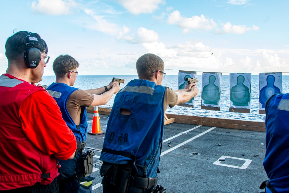 Nimitz Small Arms Live-Fire Exercise