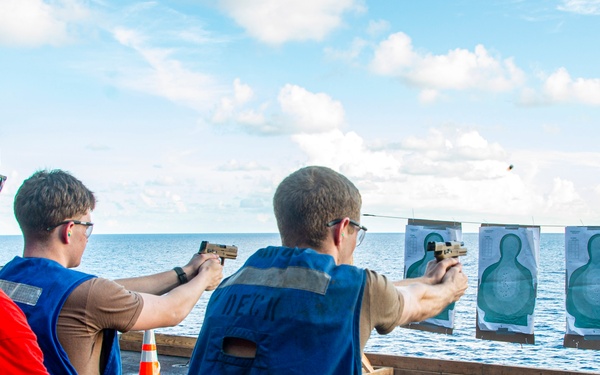 Nimitz Small Arms Live-Fire Exercise