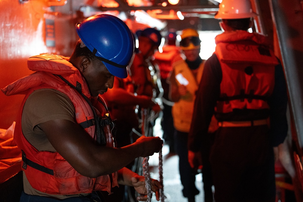 Curtis Wilbur Conduct Replenishment-At-Sea