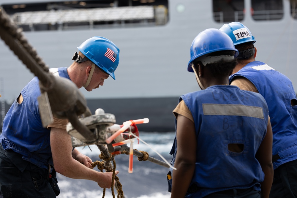 Curtis Wilbur Conduct Replenishment-At-Sea