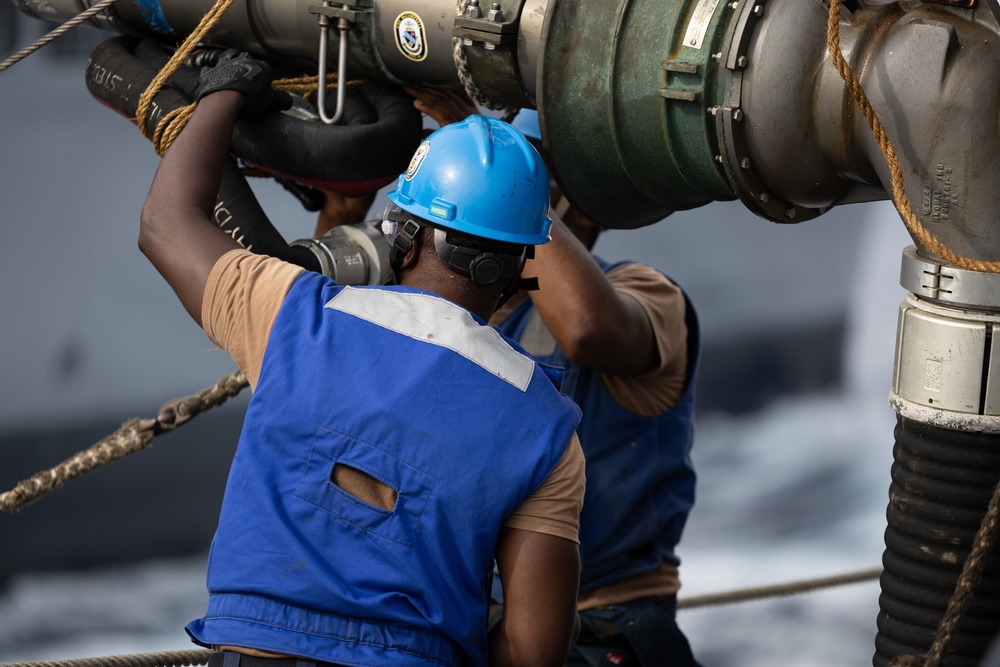 Curtis Wilbur Conduct Replenishment-At-Sea
