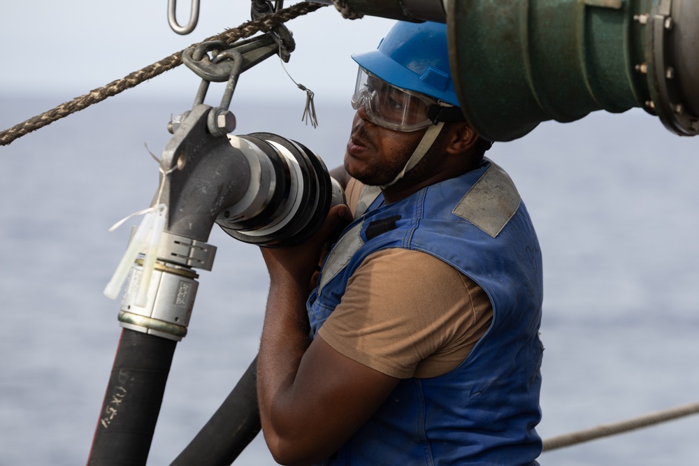 Curtis Wilbur Conduct Replenishment-At-Sea