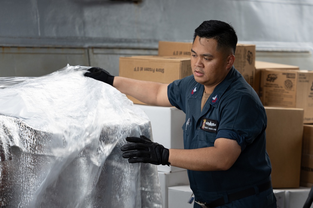 Curtis Wilbur Conduct Replenishment-At-Sea