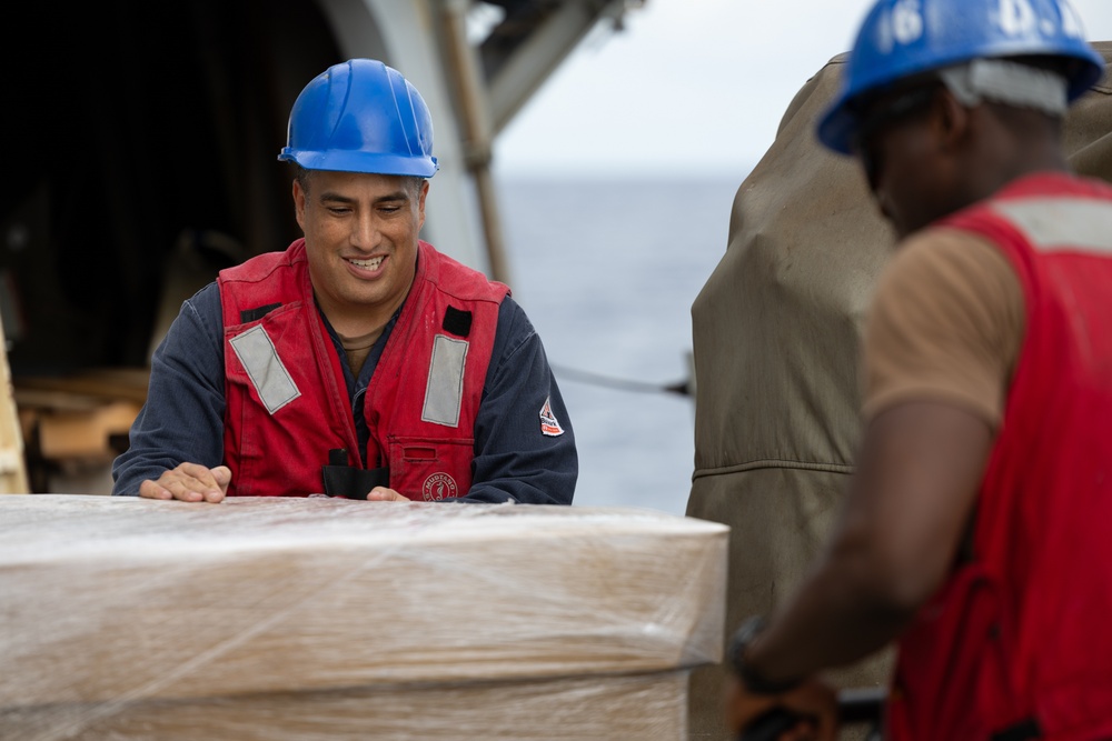 Curtis Wilbur Conduct Replenishment-At-Sea