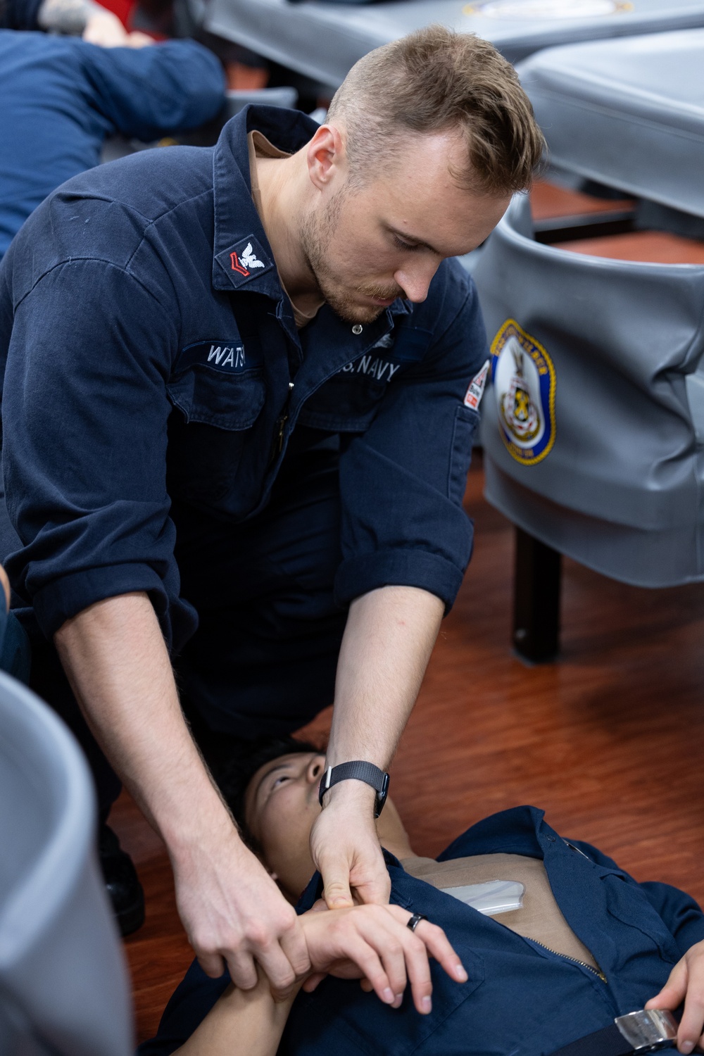 Curtis Wilbur Conduct Tactical Combat Casualty Care Course