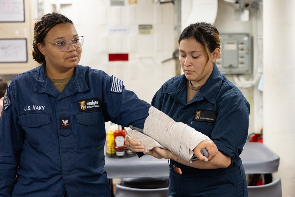Curtis Wilbur Conduct Tactical Combat Casualty Care Course