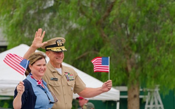 Rear Adm. Robert Nowakowski at Torrance Armed Forces Day