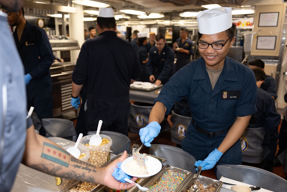 Curtis Wilbur MWR Hosts Ice Cream Social