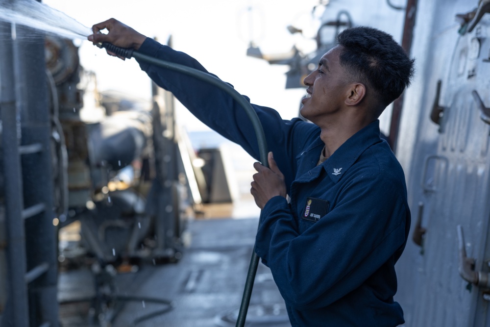Curtis Wilbur Conduct Freshwater Washdown