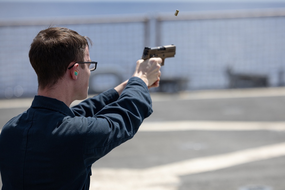 Curtis Wilbur Conduct Small Arms Gun Shoot