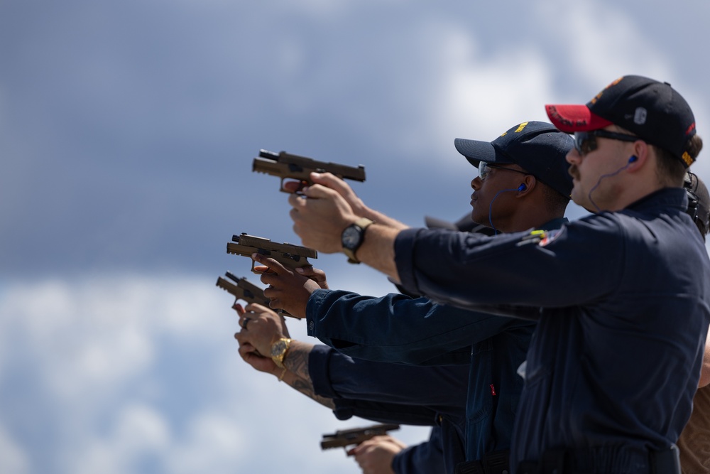 Curtis Wilbur Conduct Small Arms Gun Shoot