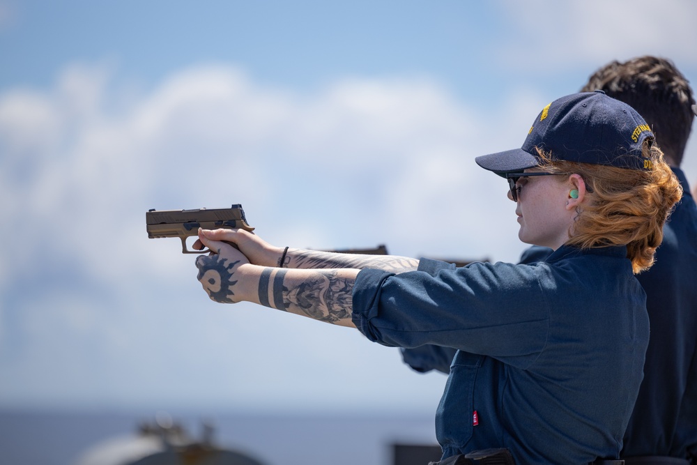 Curtis Wilbur Conduct Small Arms Gun Shoot