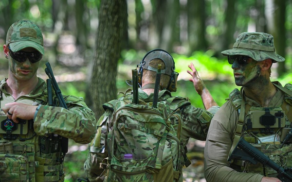 148th Air Support Operations Squadron TACP Airmen Conduct Field Reconnaissance Exercise