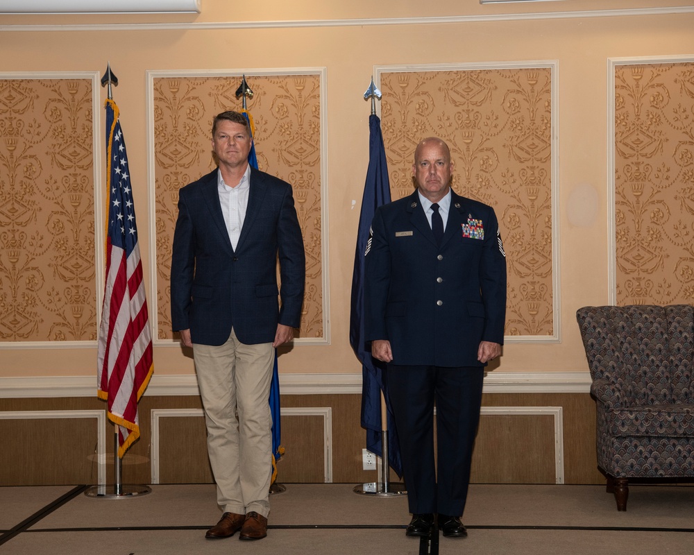 SMSgt Leon O. Joyal promotes to Chief Master Sergeant