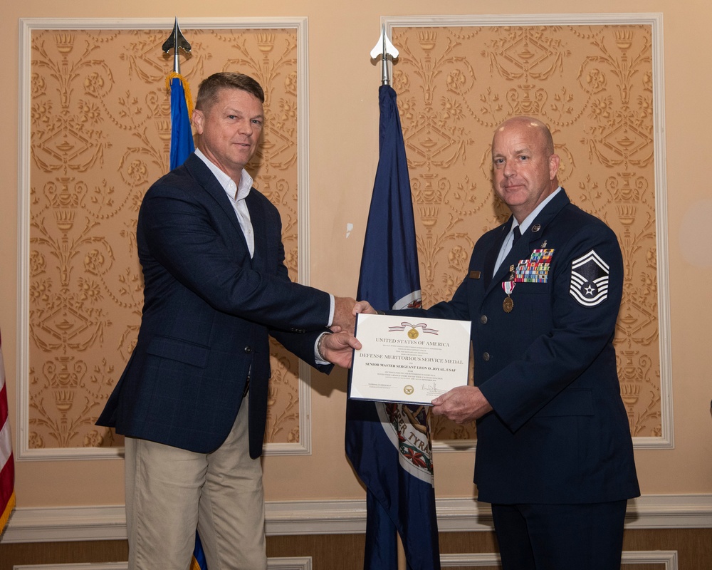 SMSgt Leon O. Joyal promotes to Chief Master Sergeant