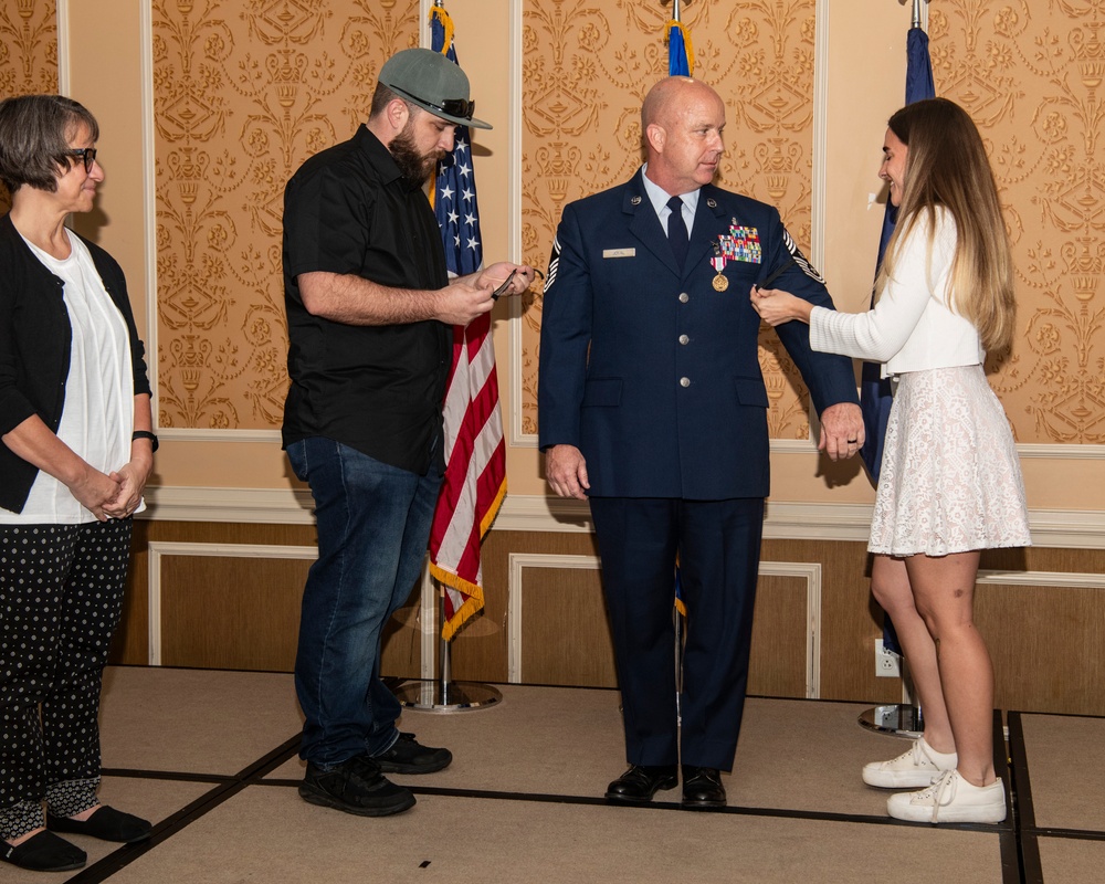 SMSgt Leon O. Joyal promotes to Chief Master Sergeant