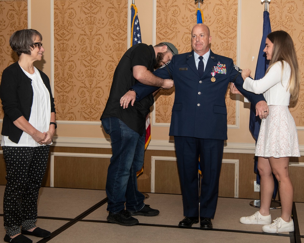 SMSgt Leon O. Joyal promotes to Chief Master Sergeant