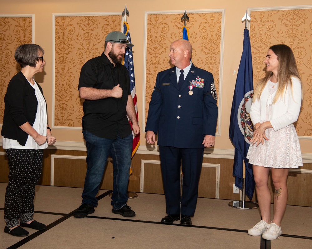 SMSgt Leon O. Joyal promotes to Chief Master Sergeant
