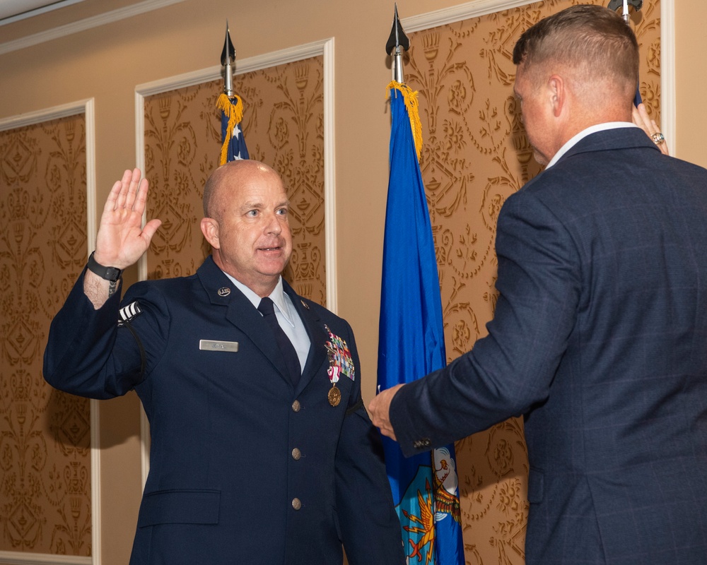 SMSgt Leon O. Joyal promotes to Chief Master Sergeant