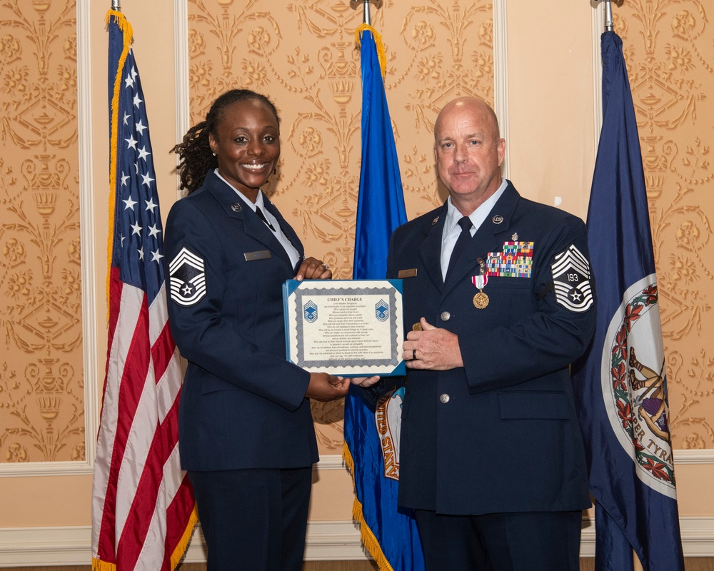 SMSgt Leon O. Joyal promotes to Chief Master Sergeant