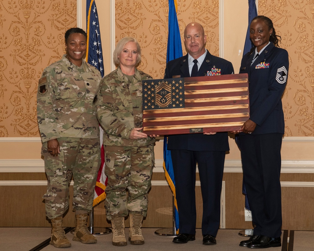 SMSgt Leon O. Joyal promotes to Chief Master Sergeant