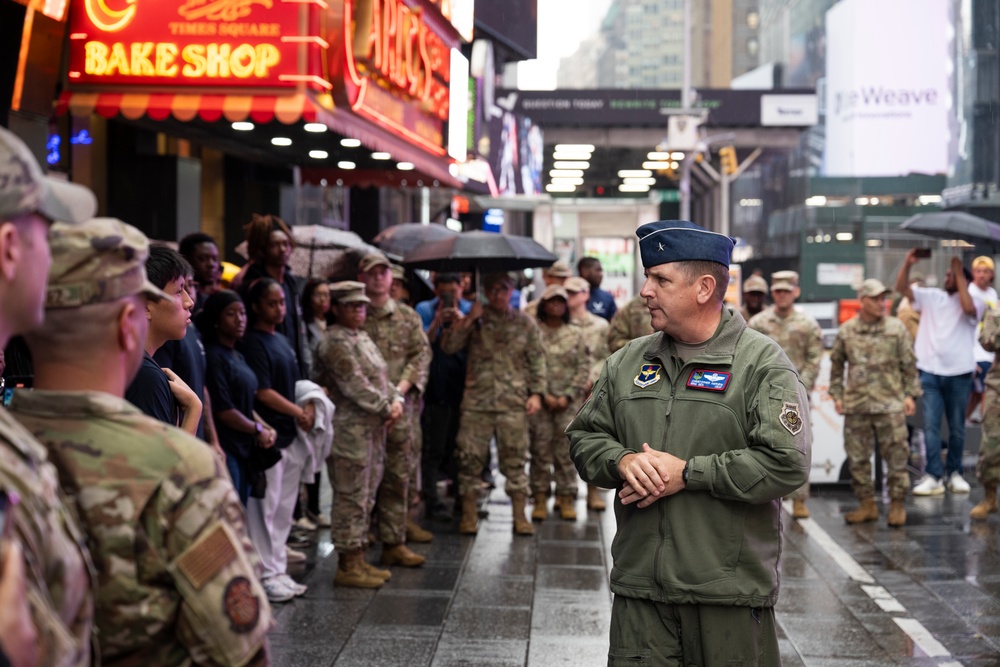 AFRS Commander performs NYC DEP swear-in