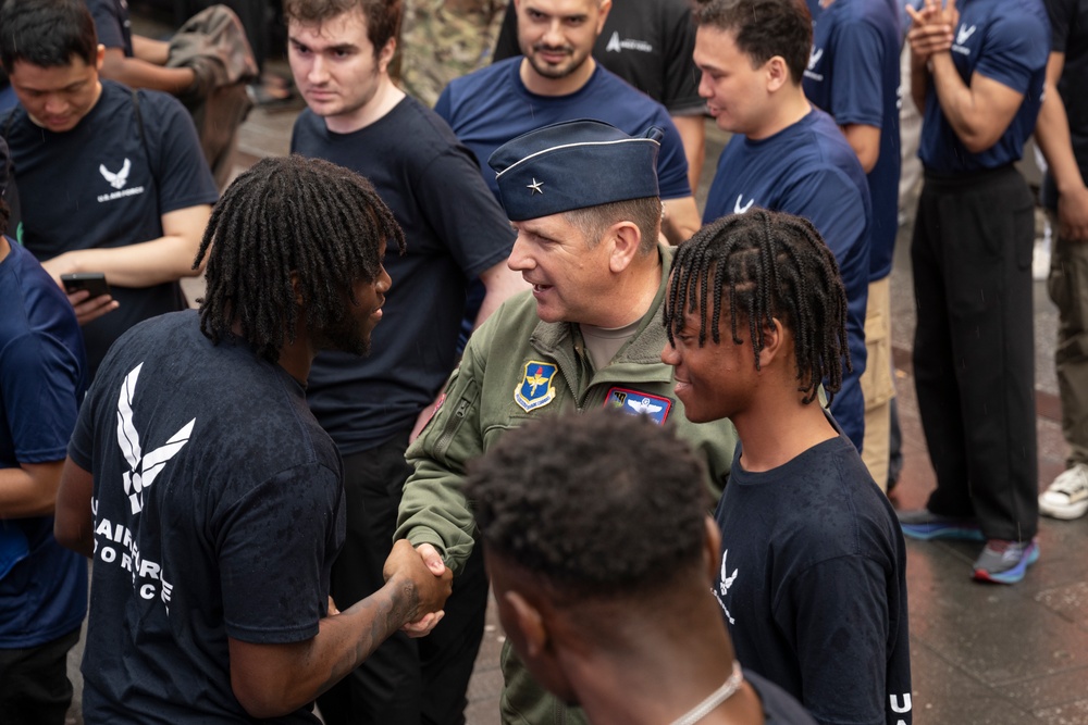 AFRS Commander performs NYC DEP swear-in