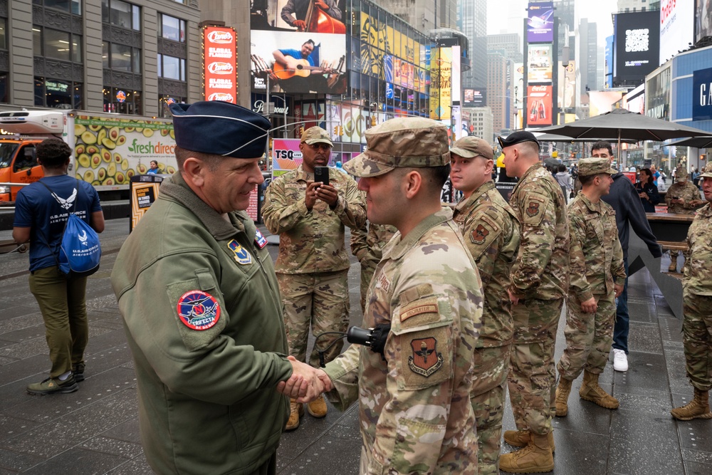 AFRS Commander performs NYC DEP swear-in