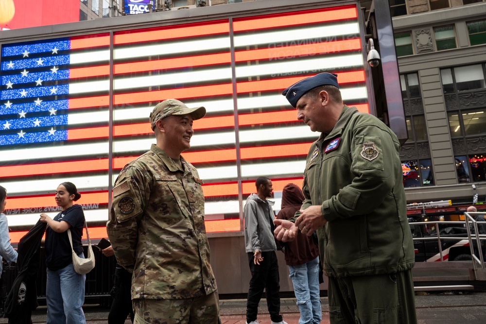 AFRS Commander performs NYC DEP swear-in