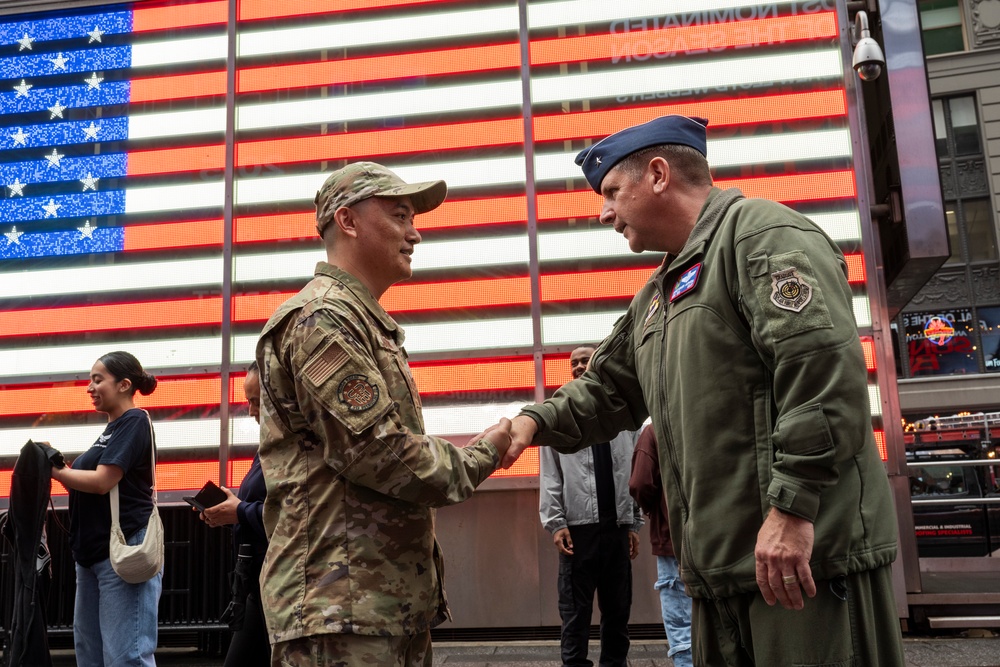 AFRS Commander performs NYC DEP swear-in