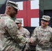 Soldier receives Challenge Coin