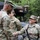 Soldier receives Challenge Coin
