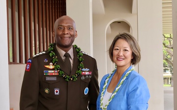 Tri Command Commander engages with East West Center