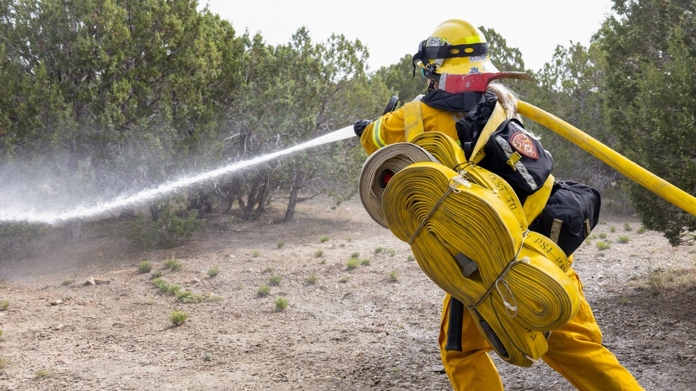 Unified Fire Authority performs wildland fire suppression training