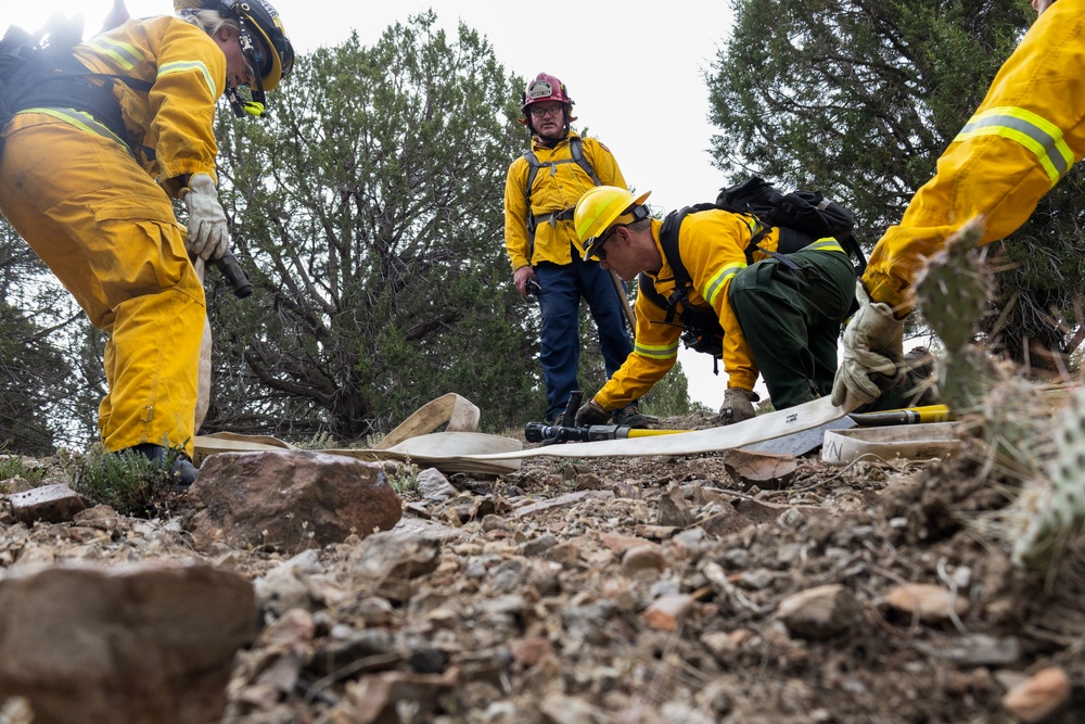 Unified Fire Authority performs wildland fire suppression training