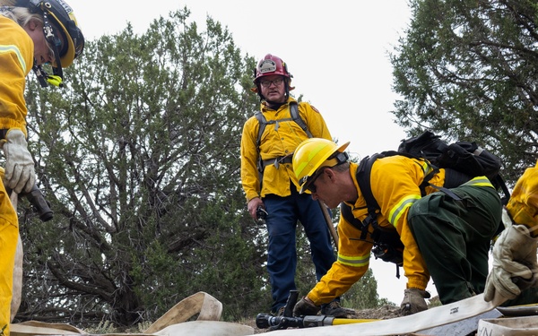 Unified Fire Authority performs wildland fire suppression training