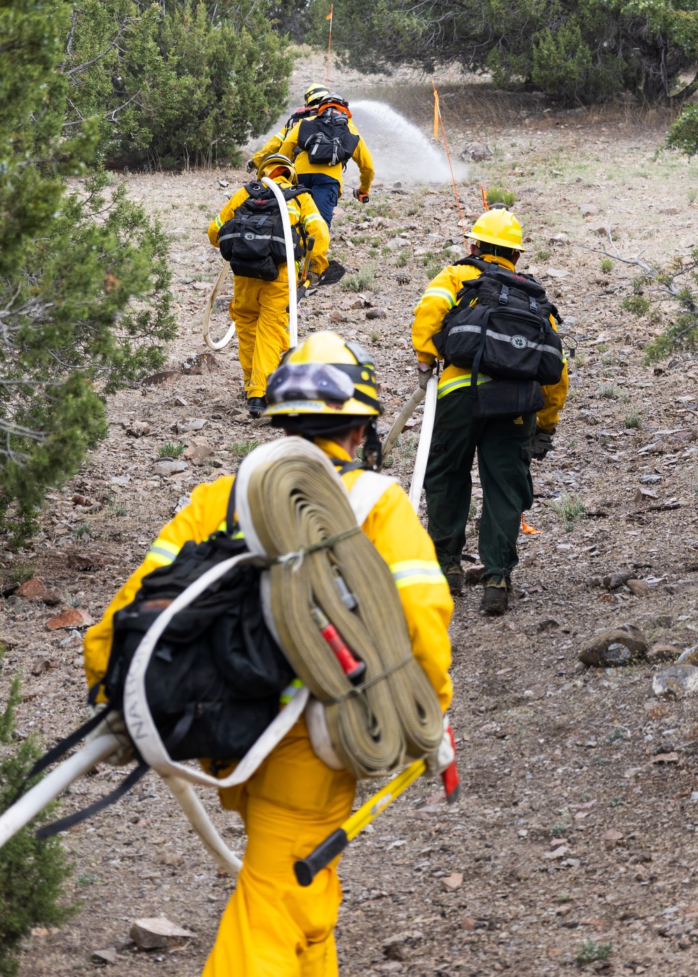 Unified Fire Authority performs wildland fire suppression training