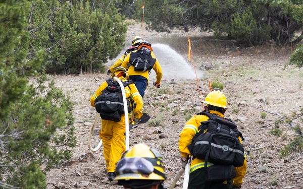 Unified Fire Authority performs wildland fire suppression training