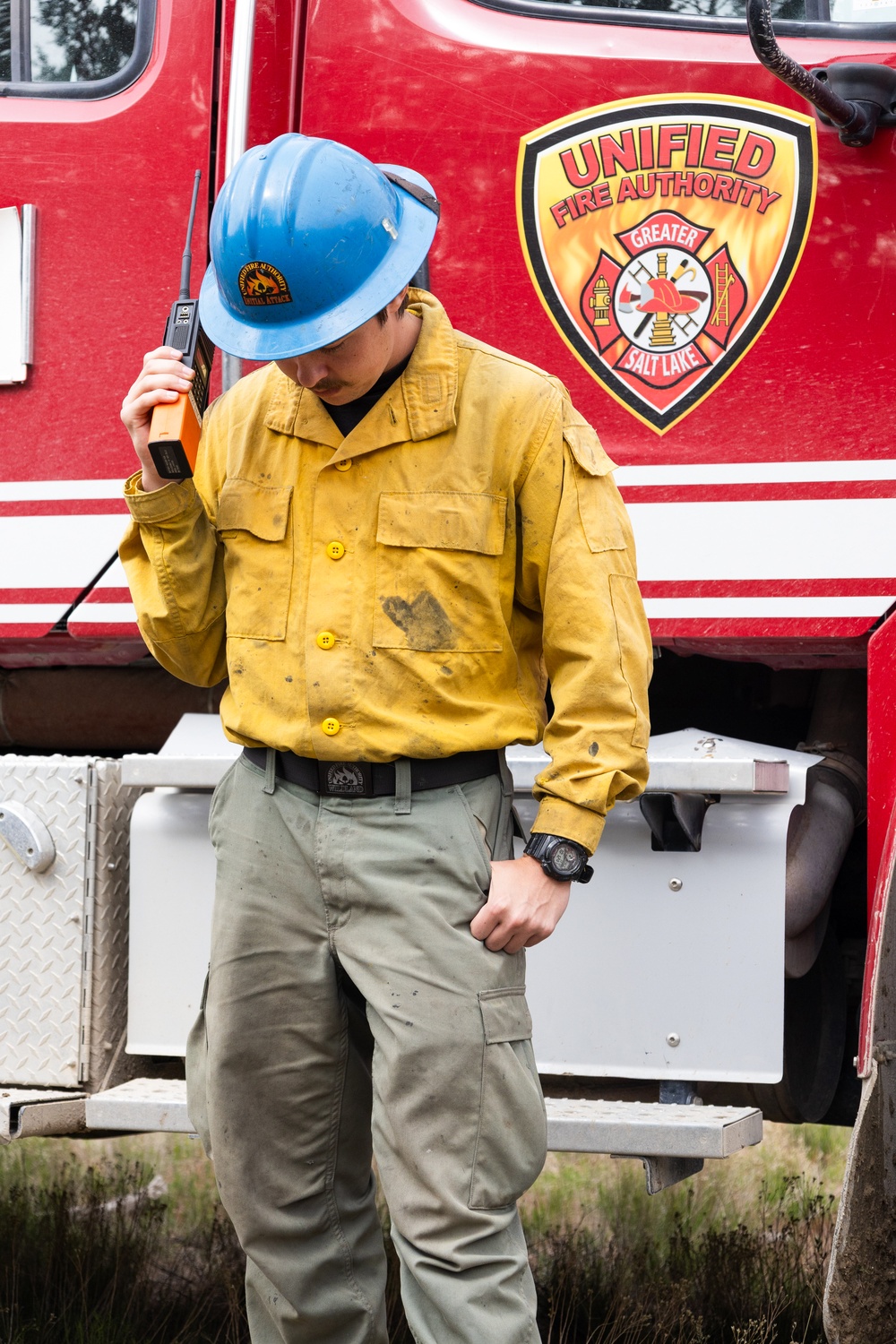 Unified Fire Authority performs wildland fire suppression training