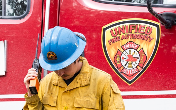 Unified Fire Authority performs wildland fire suppression training