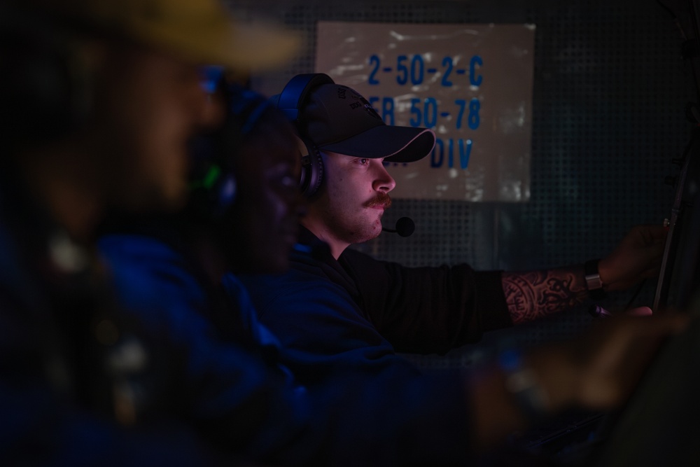 USS Gridley Sonar Technicians