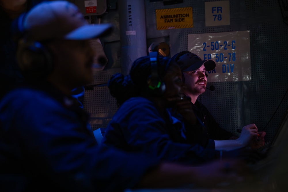 USS Gridley Sonar Technicians