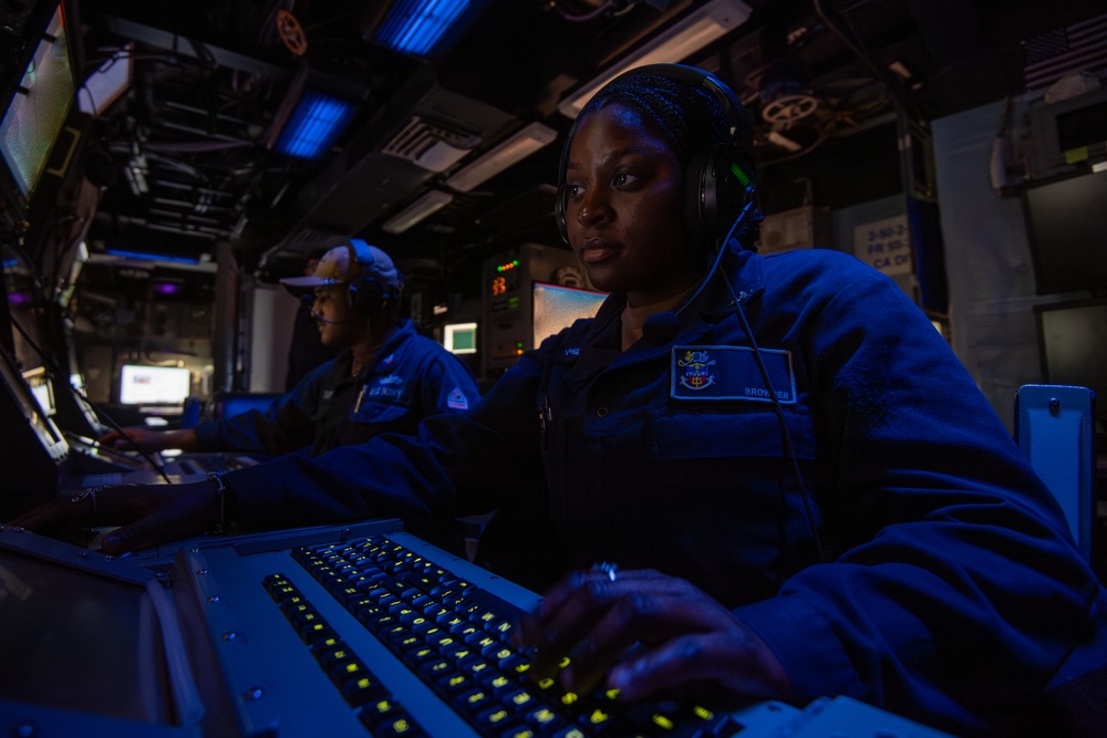 USS Gridley Sonar Technicians