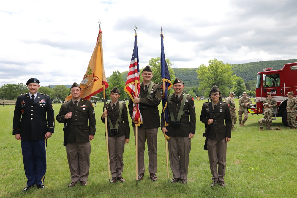 Boalsburg ceremony with 28th ECAB