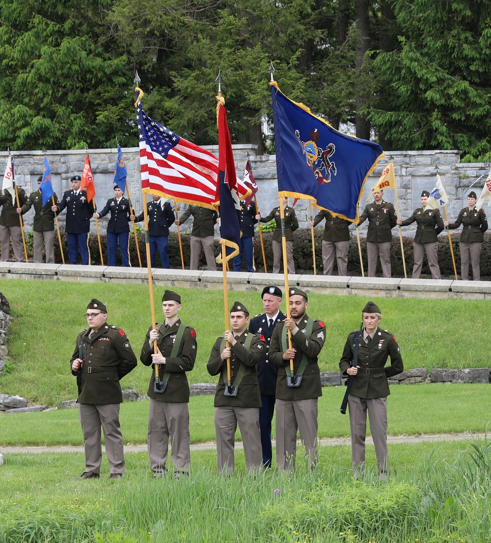 Boalsburg ceremony with 28th ECAB