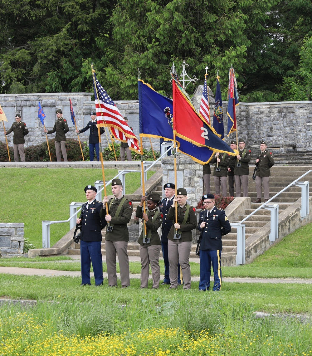 Boalsburg ceremony with 28th ECAB