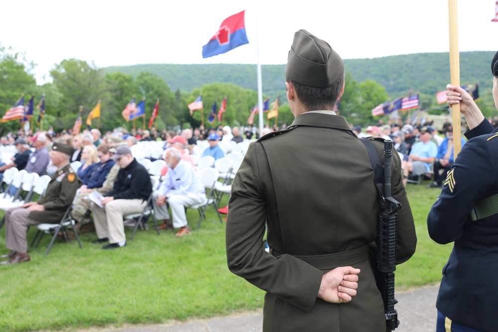 Boalsburg ceremony with 28th ECAB