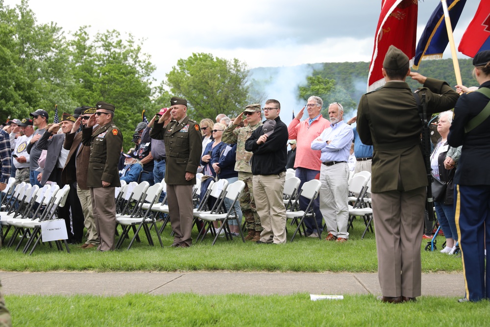Boalsburg ceremony with 28th ECAB